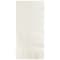 Touch Of Color 4" x 8" White Dinner Napkins 600 PK 67000B - alternate 1